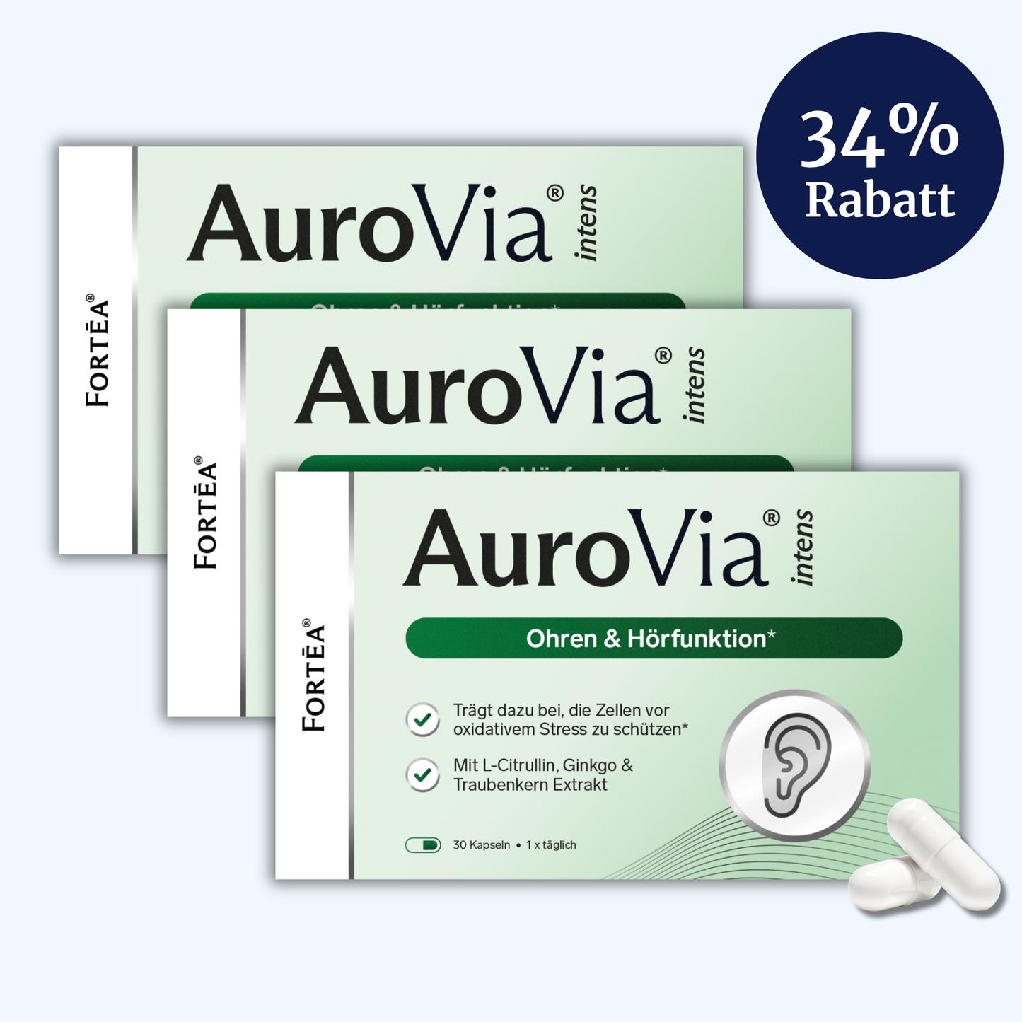 AuroVia® intens – Ohren & Hörfunktion